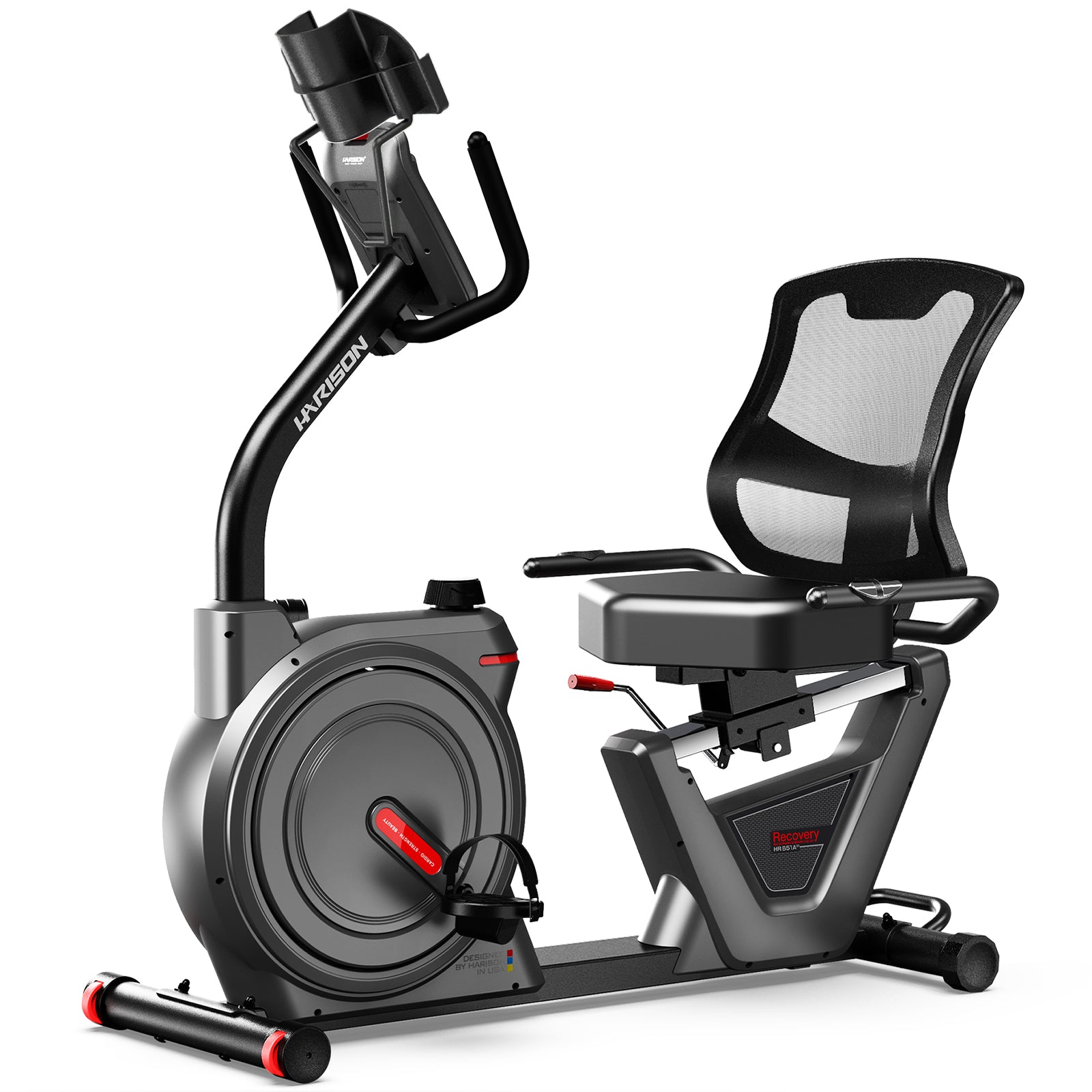 HARISON RECOVERY HR-B51A eco Recumbent Exercise Bike with App & Heart Rate Monitor