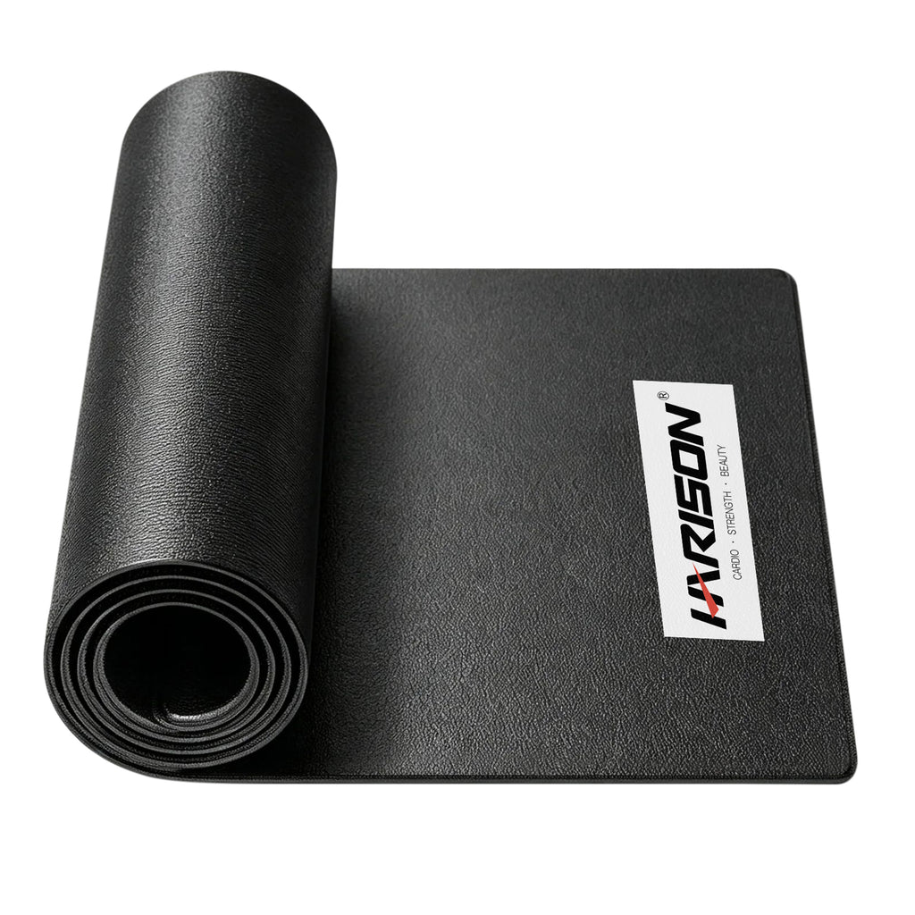 HARISON HR-001 Exercise Equipment Mat for Treadmill & Bike – Heavy Duty Floor Protection Mat for Home Gym
