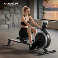 MonicaFit W11 Eco Home Rowing Machine – 16 Resistance Levels, 120 kg Capacity & 4° Incline Rail
