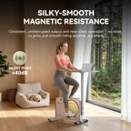 HARISON HR-B15 Magnetic Exercise Bike with Rose Gold Design（Rose Gold）