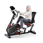 HARISON HR-B8A1 Re Senior Recumbent Exercise Bike with Step-Through Frame & Magnetic Resistance