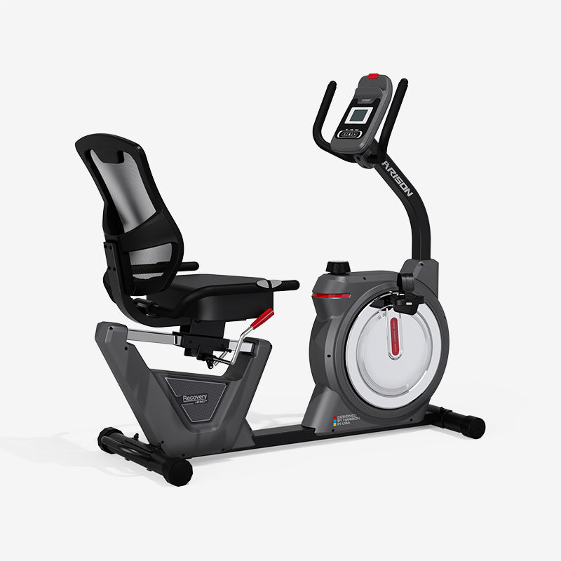 HARISON HR-B51 Exercise Bike 400 lbs Capacity, Easy Assembly Magnetic Recumbent bike for Adult and Seniors with Arm Exerciser , Recumbent Stationary bike for Home, 2 in 1 LCD Monitor and Tablet Holder (Same-day Shipping service）