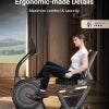 HARISON HR-B51 Exercise Bike 400 lbs Capacity, Easy Assembly Magnetic Recumbent bike for Adult and Seniors with Arm Exerciser , Recumbent Stationary bike for Home, 2 in 1 LCD Monitor and Tablet Holder (Same-day Shipping service）