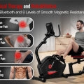 HARISON HR-B12 Recumbent Exercise Bike for Home, Quiet Recumbent Stationary Bikes for Adults & Seniors, Load Capacity of 400 pounds, Magnetic Recumbent Bike with LCD Monitor and Soft Adjustable Seats