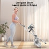 HARISON HR-X3L Folding Exercise Bike 350 LBS Capacity, 5 in 1 Bluetooth Stationary Bikes for Home with 16-Level Resistance and Arm Resistance Bands, Magnetic X-Bike with LCD Monitor & Back Support
