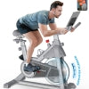 HARISON HR-X12 Semi-Commercial Exercise Bike 400 lbs Capacity, Magnetic Stationary Bikes for Home Gym with Bluetooth & Tablet Holder & Comfortable Seat Cushion
