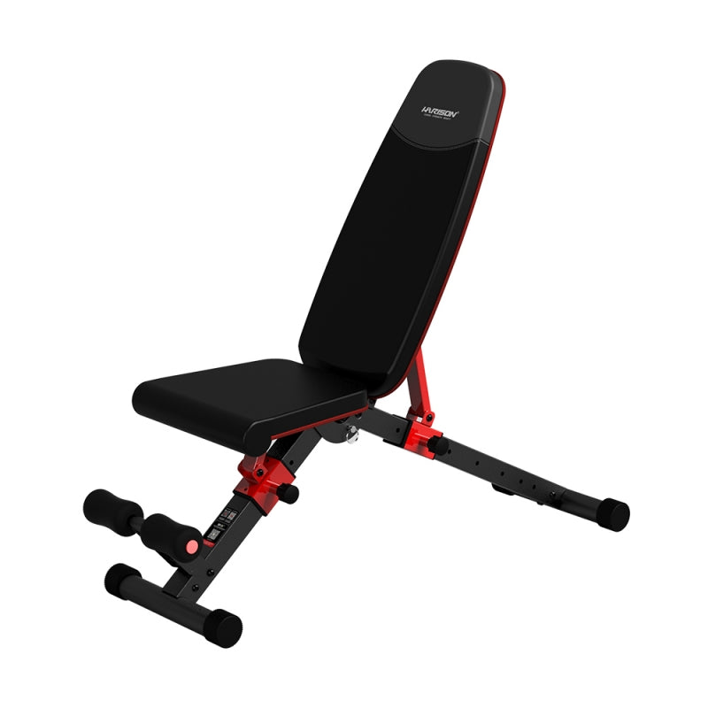HARISON HR-608G Adjustable Weight Bench for Home Gym, 800LBS Foldable Workout Bench for Full Body Fitness Dumbbell Exercise, Fast Folding Incline Decline Flat Bench