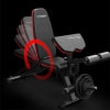 HARISON HR-609 Adjustable Weight Bench with Leg Extension and Preacher Pad, Flat Incline Decline Exercise Bench for Home Workout Weight Training（Black）