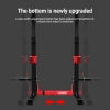 HARISON HR-30812 Heavy Duty 4-in-1 Squat Rack Half Rack for Home Gym – Multi-Height & Width Adjustable, Pull-Up Bar & Dip Station, Barbell Holders Included, Stable H-Shape Steel Frame, Ideal for Bench Press Squat Full Body Workout