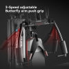 HARISON HR-G11511 Multifunction Home Gym Full Body Workout Equipment – Commercial-Grade Thickened Steel Frame, Removable Preacher Curl Pad & Adjustable Leg Press, Pulley System & Ab Bands for Total Body Training, No Manual Adjustment Design