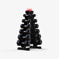HARISON HR-325 6-Tier Dumbbell Rack Stand Only, A-Frame Design Weight Rack for Dumbbells, Strength Training Dumbbells Storage Rack for Home Gym (Dumbells not Included)