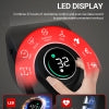 HARISON HR-B101 Electromagnetic Self-powered Upright Exercise Bike, 2 in 1 LED Display for Resistance Control and Data Record, 350 LBS Capacity Stationary Bike for Home with Bluetooth, 32-Level Resistance