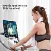 HARISON HR-B101 Electromagnetic Self-powered Upright Exercise Bike, 2 in 1 LED Display for Resistance Control and Data Record, 350 LBS Capacity Stationary Bike for Home with Bluetooth, 32-Level Resistance