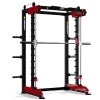 HARISON HR-30815 Multifunction Home Gym Power Squat Rack – 3300LBS Weight Capacity, Extra-Thick Steel Frame, Non-Slip Mat, Chin-Up Bar & Barbell Holder, Multi-Exercise for Bench Press Deadlift Squat