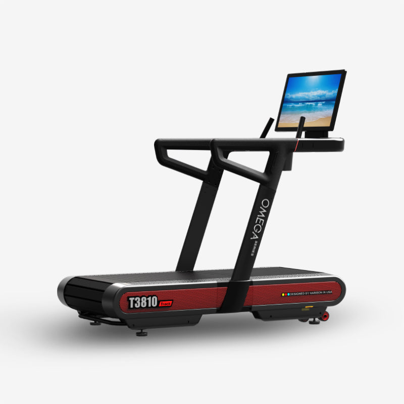 HARISON Omega T3810 Commercial Treadmill – 7.0HP Motor, 24 Resistance Levels, 10° Auto Incline, 7” Smart LCD, Bluetooth/WiFi App Sync, 330LBS Capacity, Full-Track Comfort, 16 Preset Programs, Home & Gym Pro Cardio Machine