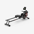 HARISON HR-W8 Track Rowing Machine，Dual Magnetic & Air Resistance with 16 Levels，21.5" Touch Screen & Bluetooth App Support，337 lbs Capacity，Commercial-Grade，Upright Storage