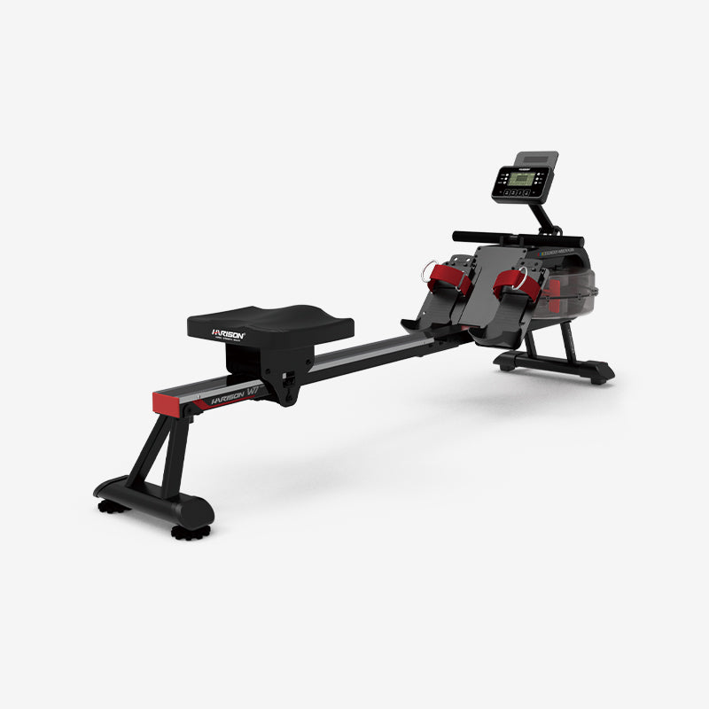 HARISON HR-W7 Track Rowing Machine, Dual Magnetic & Air Resistance with 16 Levels, 337 lbs Capacity, Bluetooth & App Compatible, 21.5" Touch Display, Commercial-Grade for Home Gym
