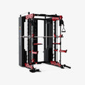 HARISON HR-30817 Heavy-Duty Squat Rack，Multifunctional for Squats & Presses，10-Level Height Adjustment，4 Plate Storage Posts，Commercial-Grade Steel Frame