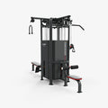 HARISON DISCOVER HR-G108，4-Station Commercial Strength Trainer，4 Independent Weight Stacks (897.6 lbs)，Steel Rope & Precision Pulley，Full-Body Gym System