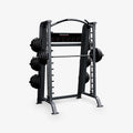 HARISON HR-G111 Heavy-Duty Squat Rack，4-in-1 Multi-Functional (Bench Press/Barbell Rack/Dip/Pull-Up)，10 Height & 10 Width Adjustments，Home Gym Strength Training