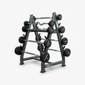 HARISON HR-328 High-End A-Frame Dumbbell Rack，6-Tier 480 LBS Capacity，Fits Neoprene/Hex/Iron Dumbbells up to 50 LBS，Triangular Steel Structure，Non-Slip，1-Year Warranty