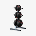 HARISON HR-329 High-end A-Frame Dumbbell Rack，6-Tier 480LBS Capacity，Fits Neoprene/Hex/Iron Dumbbells up to 50LBS，Triangular Steel Structure，Non-Slip，30-Day Trial & 1-Year Warranty