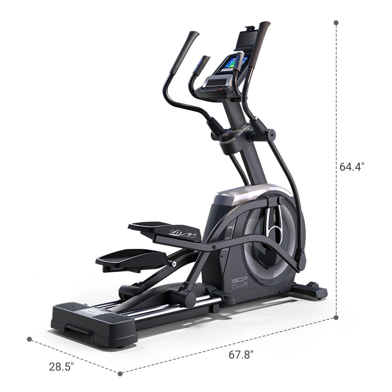 HARISON HR-E1507 Eco Commercial Electromagnetic Elliptical Machine with 51cm Stride