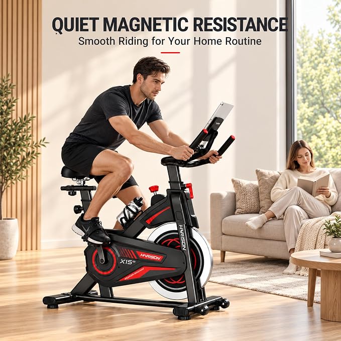 HARISON HR-X15-Tech Magnetic Exercise Bike | Bluetooth Indoor Cycling Bike
