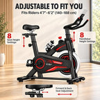 HARISON HR-X15-Tech Magnetic Exercise Bike | Bluetooth Indoor Cycling Bike