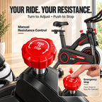 HARISON HR-X15-Tech Magnetic Exercise Bike | Bluetooth Indoor Cycling Bike